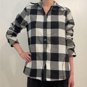 Orvis classic collection black white gingham max tomboy jacket top size s